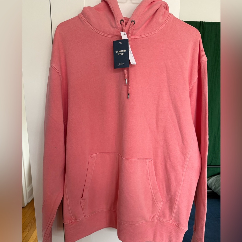 J. Crew garment dyed French terry hoodie